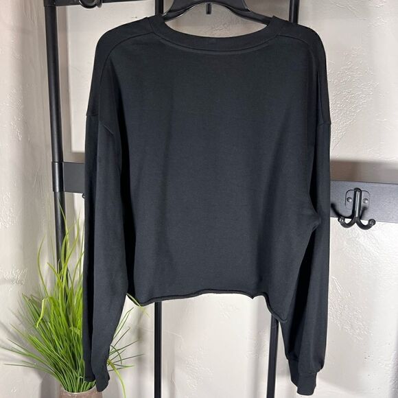 The Rolling Stones santa hat cropped sweatshirt black size XXL - Picture 8 of 12